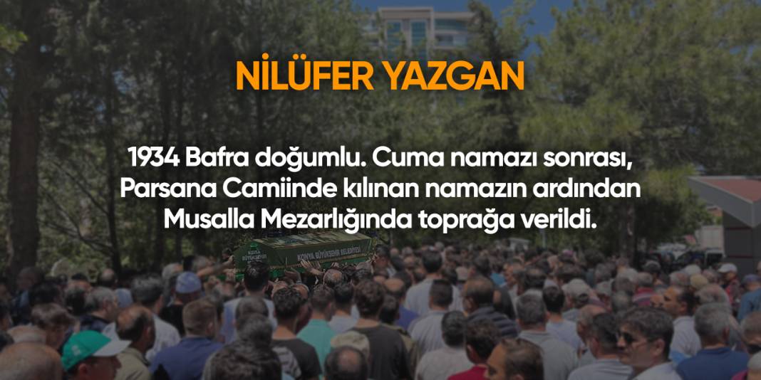 Konya'da bugün vefat edenler | 31 Ocak 2025 4